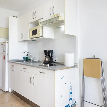 아파트 Home2Book Sea View Studio & Pool, Caletillas 칸델라리아